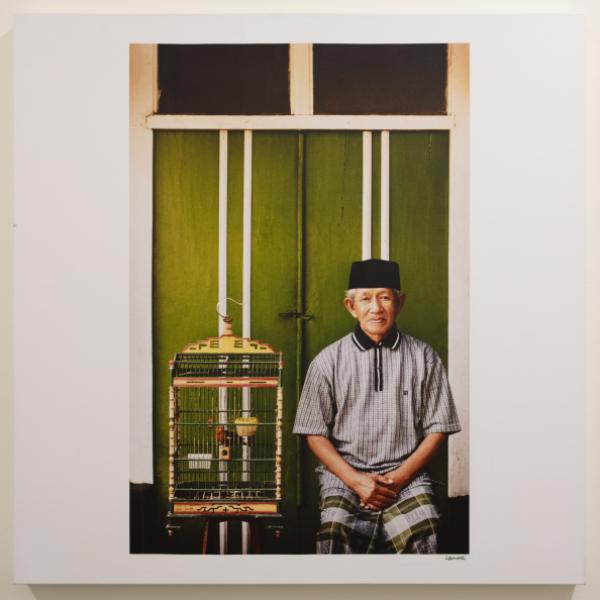 Portrait of Gesang Martohartono; Singer-songwriter; Composer of ‘Bengawan Solo'