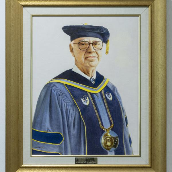 Portrait of Prof Ronald E. Frank