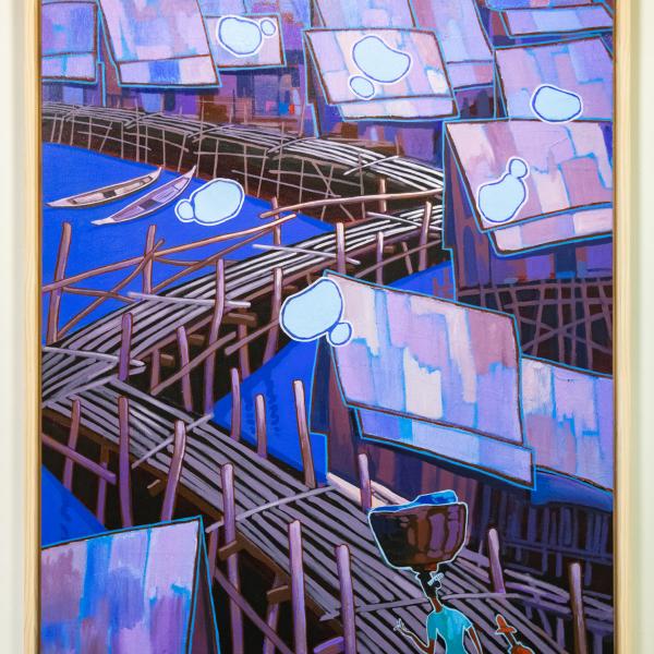 Untitled (Landscape in blue)