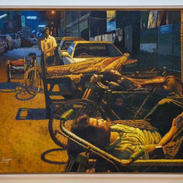 Untitled (Trishaw riders at rest)