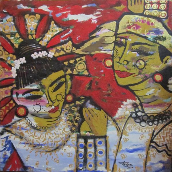 Dancers (Yellow & Red)