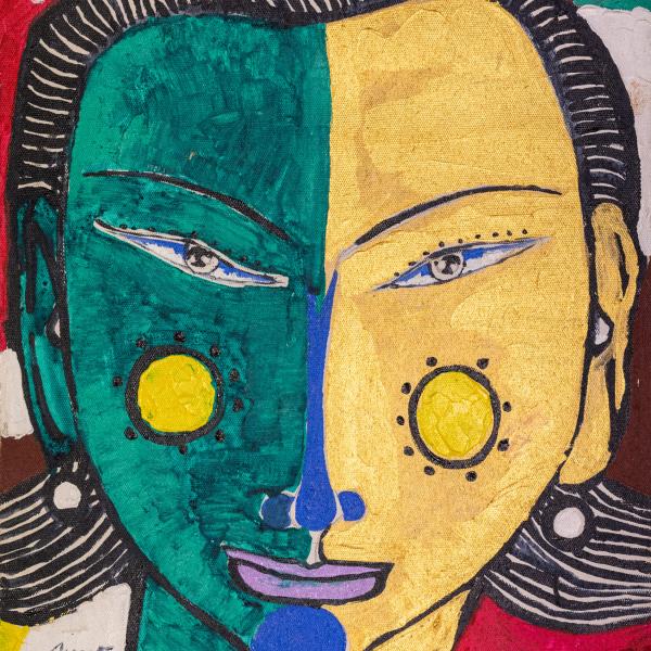 Untitled (Green & Gold)