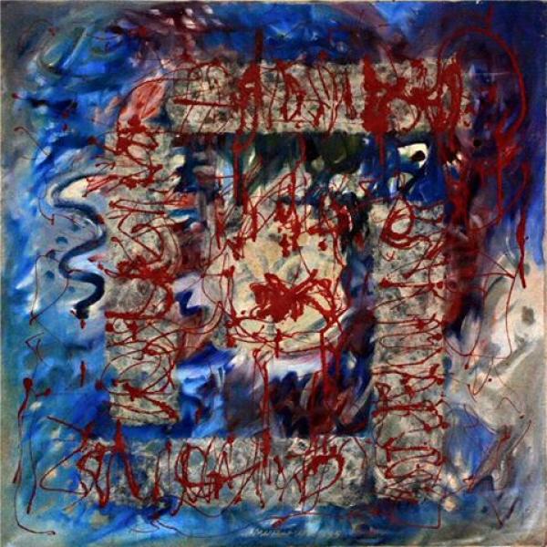 Blue and red