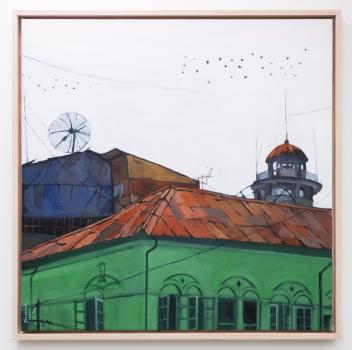 Yangon Street Scenes (Green)